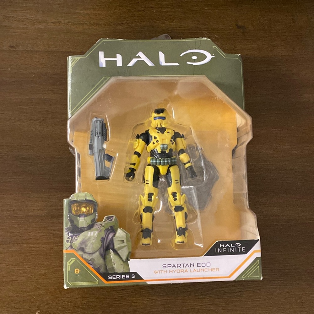NIP Halo Infinite The Spartan Collection 4 Inch Spartan EOD with Hydra Launcher
